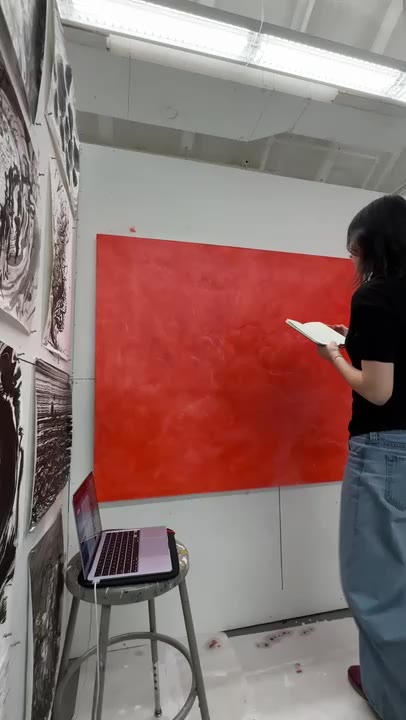 Art studio session